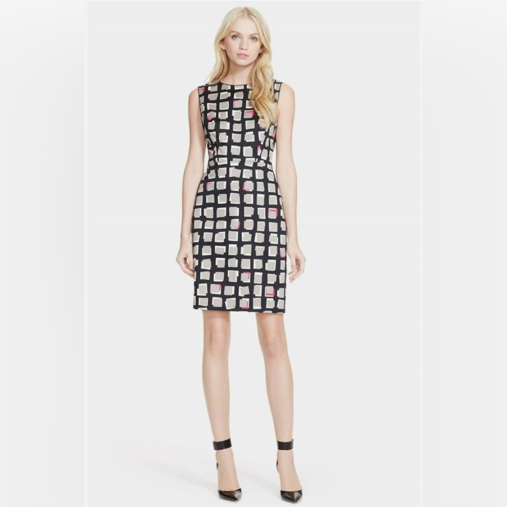 Kate Spade Della Geometric Abstract Sweet Dress, 12